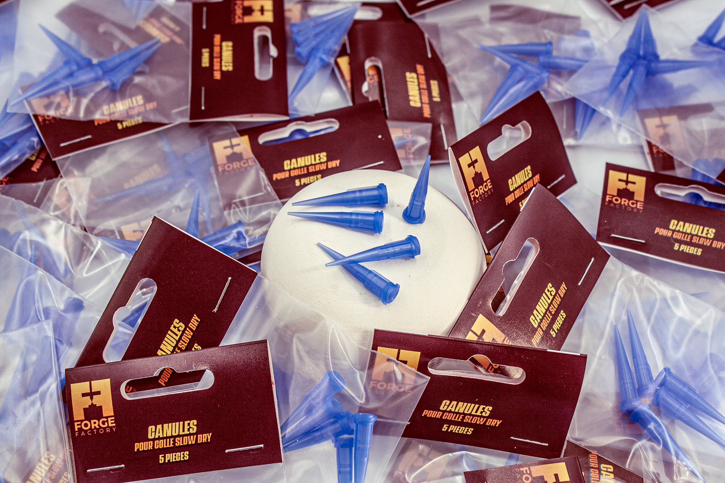 5 CANULES POUR COLLE SLOWDRY